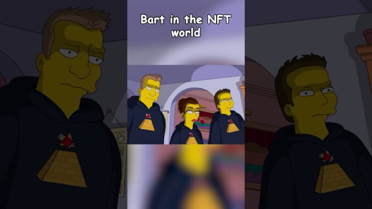 Bart enters the NFT world #funnyvideo #thesimpsons #simpsonsfunny #simpsons #simpsonsmemes