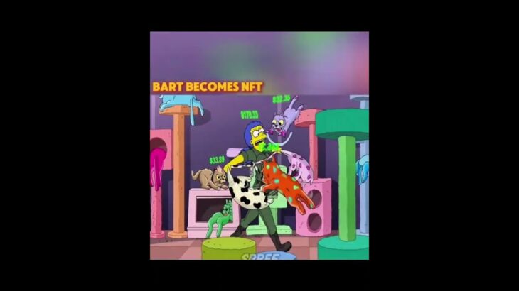 Bart’s body become NFT #simpsons #simpsonsforever #simpson