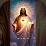 Divine Guide – Path of Light”majestic NFT collectible art of Jesus walking through golden mist