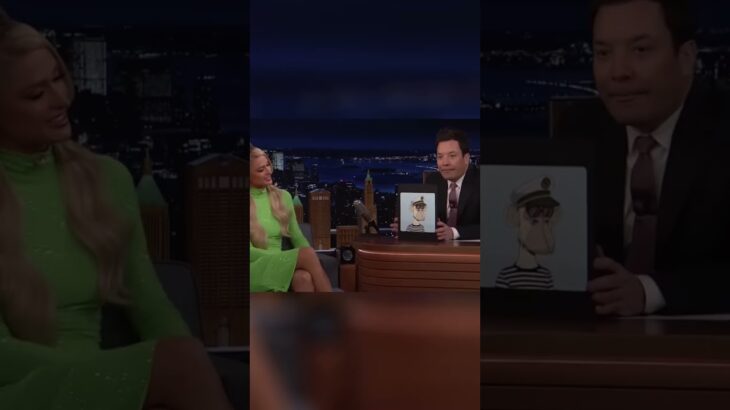 Fallon и Hilton о безумных NFT обезьянах! Что это такое? #shorts