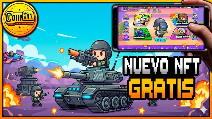 GANA DINERO JUGANDO GRATIS (Desde $7) 💸 Nuevo Juego NFT PARA PC Y MOVIL gun battle party