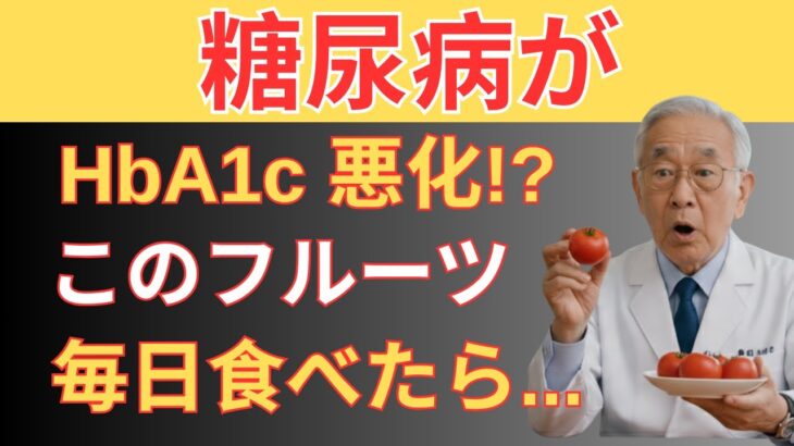【衝撃】HbA1c9%超えの原因はコレ!糖尿病専門医が絶対に食べない果物トップ5