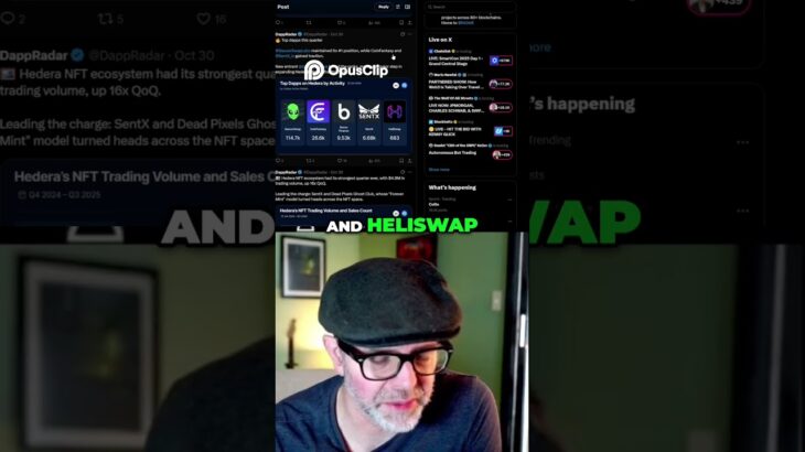 Hedera NFT Boom  DappRadar’s Top Dapps & SaucerSwap Secret! #hbar #hedera
