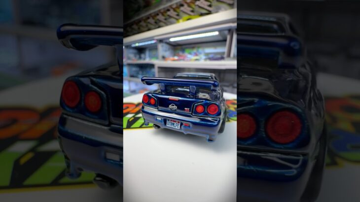 Hot Wheels NFT 2 Fast 2 Furious R34 #fastandfurious #hotwheels #paulwalker #diecast #toycars