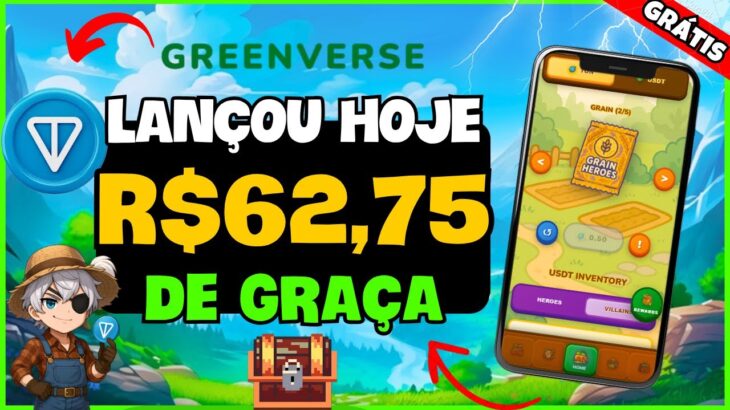 🔥 JOGO NFT GRÁTIS MOBILE de FAZENDINHA PAGANDO R$62 ou MAIS ! Como GANHAR no GREENVERSE