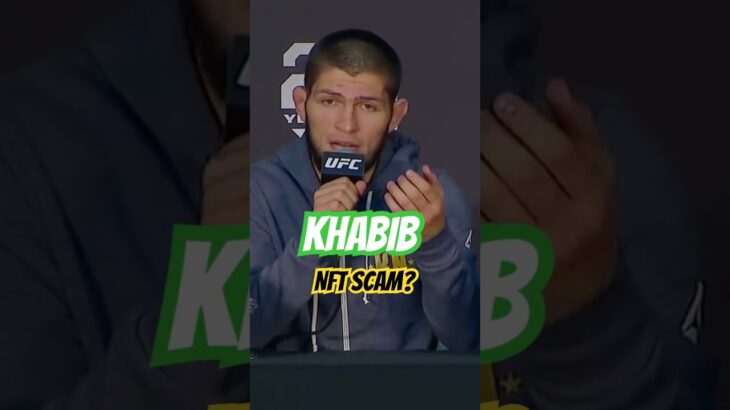 Khabib crypto scam with NFT? Apology in parallel universe