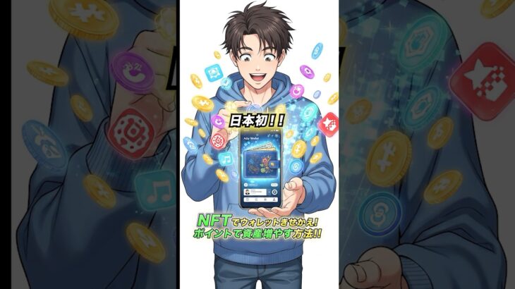 日本初！NFTでウォレットきせかえ＆ポイントで資産増やす方法💰