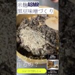 黒豆味噌の調理風景／作り方はNFTレシピで #NFTレシピ #HEXANFT #ちひろ店長 #ちひろとすくすく #黒豆 #味噌