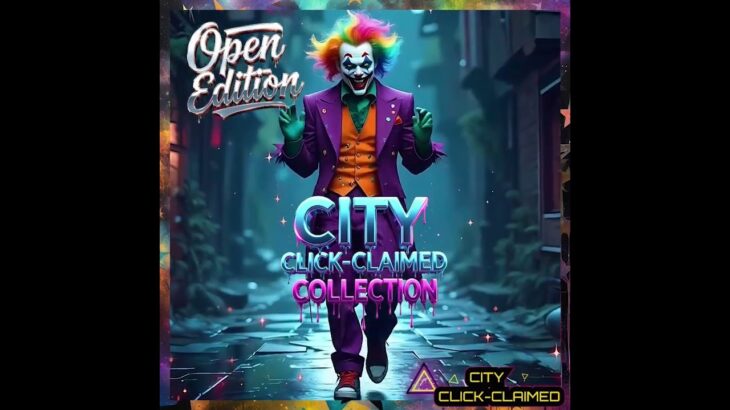 NFT  Open Edition ~ ‘Monarch Joker’ #2025 #artist #musicnft