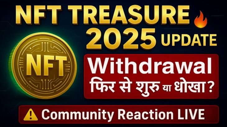 NFT Treasure 2025 Big Update 🔥 | Withdrawal फिर से शुरू या एक और वादा? | NFT Treasure New Update