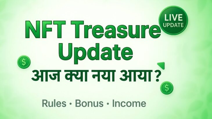 NFT Treasure में आज क्या नया आया? | Daily Live Update | New Rules, Bonus & Income Updates (Hindi)