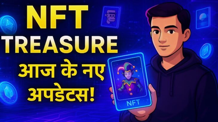 NFT Treasure: आज के नए NFT अपडेट्स 🔥 | मार्केट क्रैश या नया मौका? | NFT News Hindi 2025