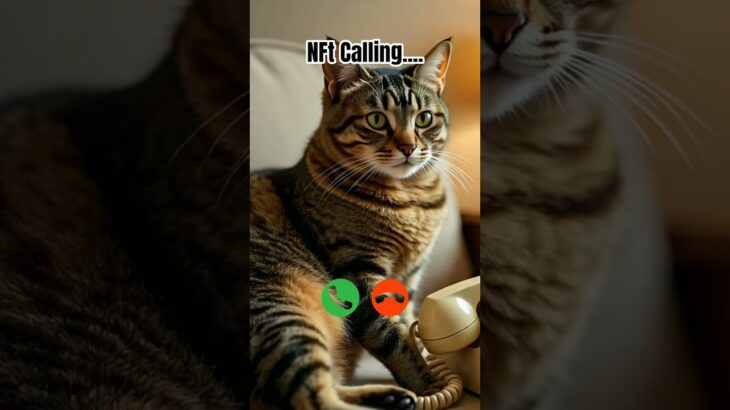 NFt calling #ringtone #cat #trending #cutecat #youtubeshorts #viralshort #calling #kitten