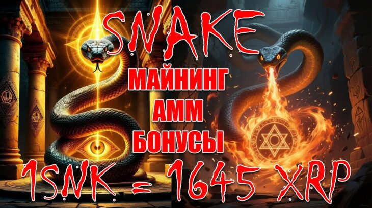 СЕКРЕТ ЗАРАБОТКА С ТОКЕНОМ SNAKE SNK на XRPL. МАЙНИНГ NFT AMM БОНУСНЫЕ ВЫПЛАТЫ!