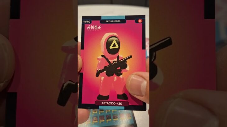 SQUID GAME trading card!  #unboxing #cards #squidgame #squidgame2 #collection #money #netflix #nft