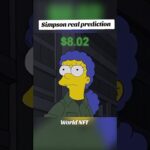 Simpsons real predictions NFT WORLD 🫡 #usa #thesimpsons #shorts