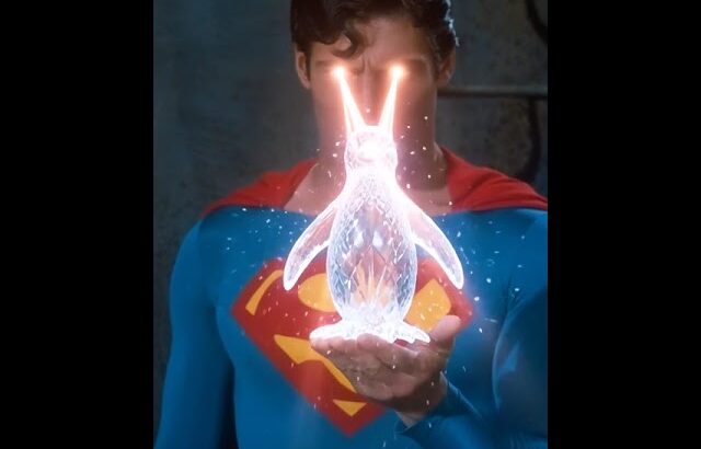 Superman Turned a $5M NFT Penguin into Art with Laser Eyes 🐧🗑️🔥“