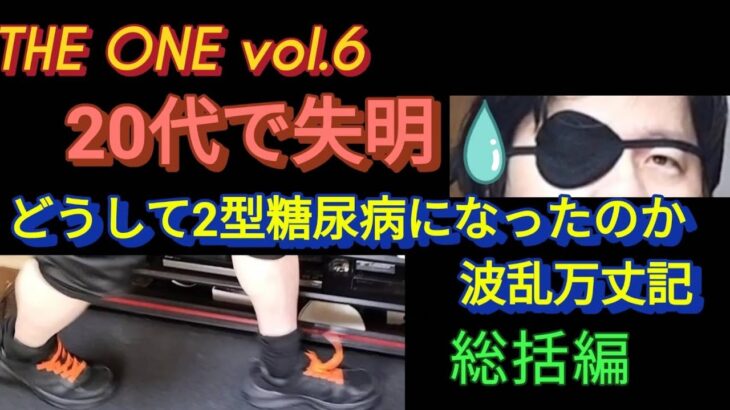 THE ONE  vol.6 20代で失明　どうして2型糖尿病になったのか　波瀾万丈記　総括編　＃過去　＃現在　＃未来
