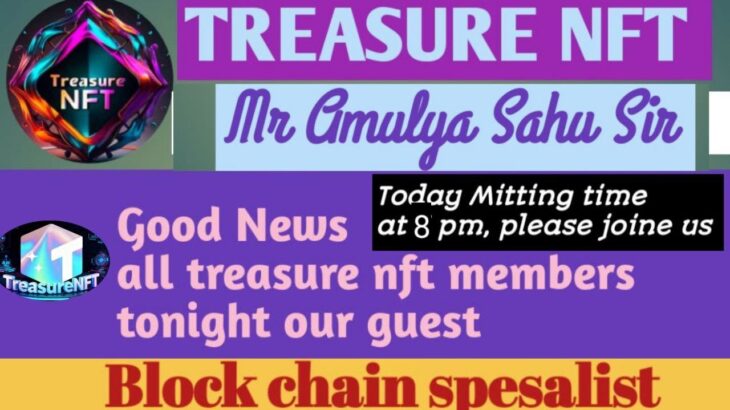 TREASURE FUN TECHNICAL DISCUSSION  AND TRANING SESSION Latest Update Treasure Fun The Future of NFT