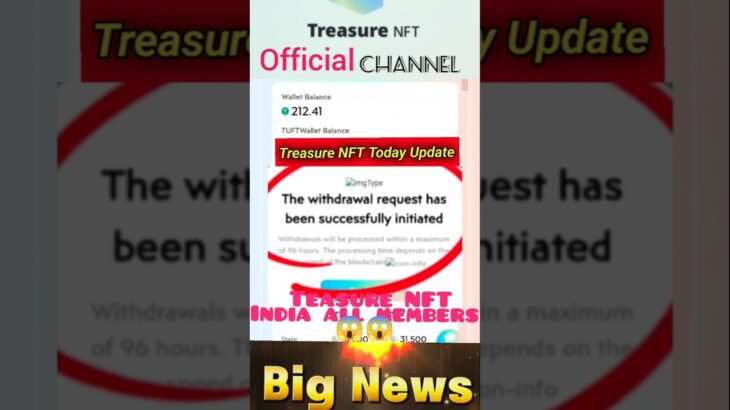 Teasure NFT Indian user for big update today 😱😱 #short #viral #everyone #subscribe