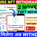 Treasure Fun Withdrawal is Live 🥳 treasure fun withdrawal | treasure nft latest update