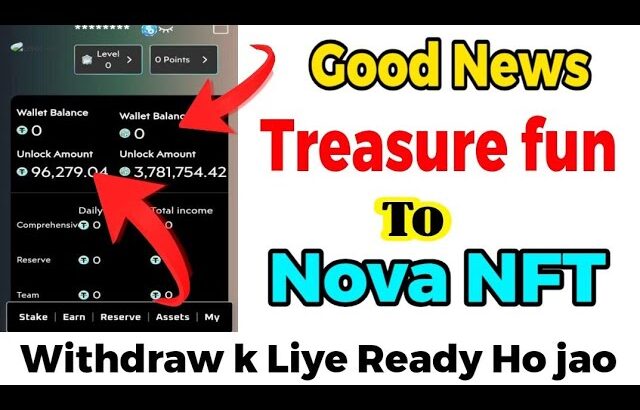 Treasure NFT || Treasure NFT convert to nova nft