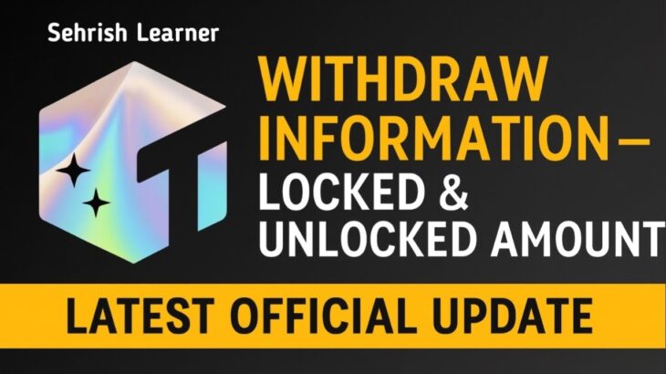 Treasure NFT Withdraw Information — Locked & Unlocked Amount 🔓 | Latest Official Update