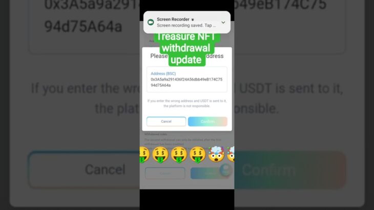 Treasure NFT Withdrawal 3 st Nov #treasure #Treasurefun#trending #treasure nft #treasurenftnft