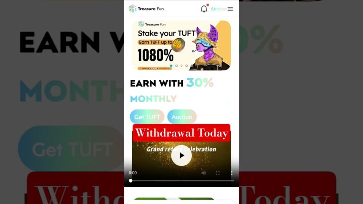 Treasure NFT Withdrawal Today Start