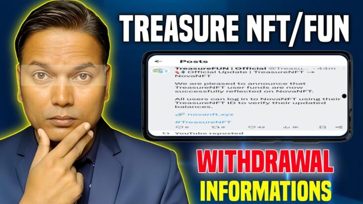 Treasure NFT//Treasurefun Update//Withdrawal informations.//Latest News..