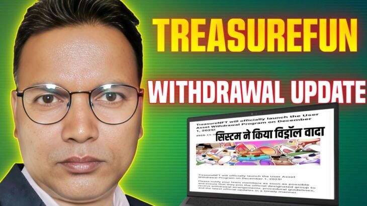 Treasure NFT//Treasurefun Update//Withdrawal update//system relaunch..