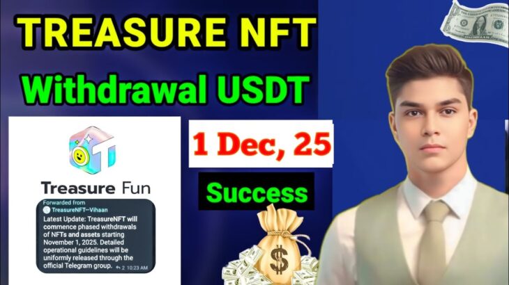 Treasure Nft new update Today | Treasure Nft & black Rock update | Treasure Nft withdrawal update