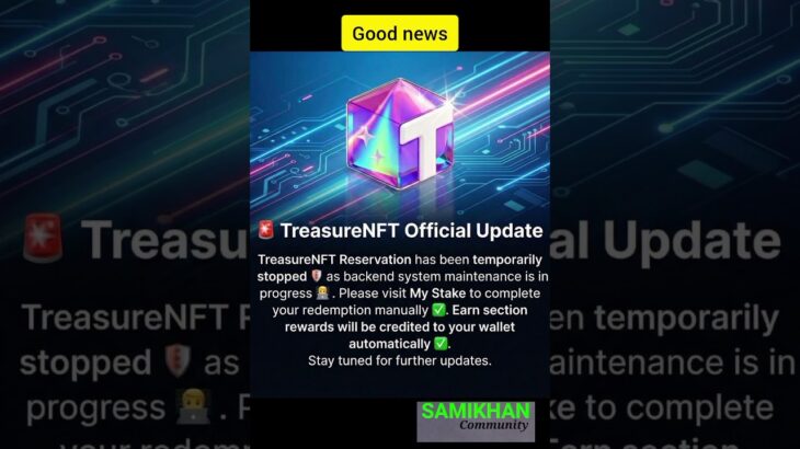 Treasure Nft official updates