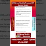 Treasure Nft withdrawal Latestupdate #treasurenft #latestnews #latestupdate #withdrawal