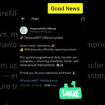 Treasure Nft withdrawal open soon