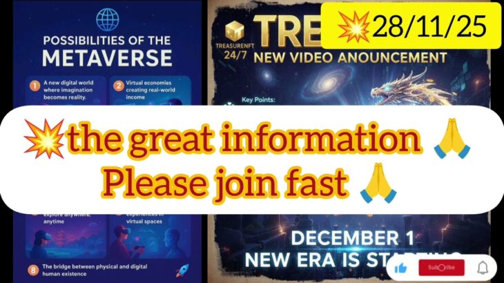 🙏Treasure nft ka yea information sobko sunna chaiye please 🥺