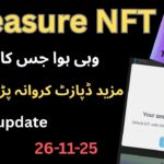 Treasure nft new update today | treasure nft withdrawal update | nova nft new update