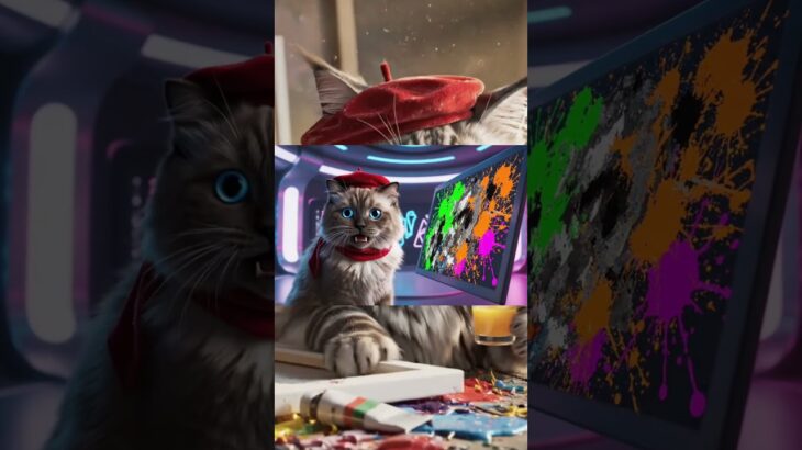 kucing ai jual nft 1 juta, ending nya sedih 😭 #kucingai #aiabsurd #nftart