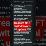 treasure NFT New update l treasure Fun withdrawal update today l#treasurenft #treasure