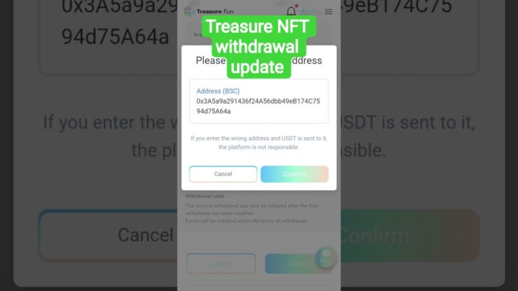 treasure NFT withdrawal update #treasurenft #treasure