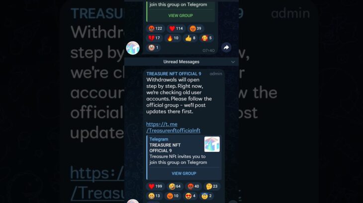 treasure nft withdrawal Will Be open new update today