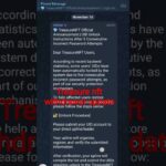 treasure nft withdrawal start