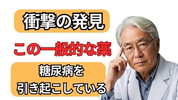 警告  衝撃の発見：この一般的な薬が糖尿病を引き起こしている