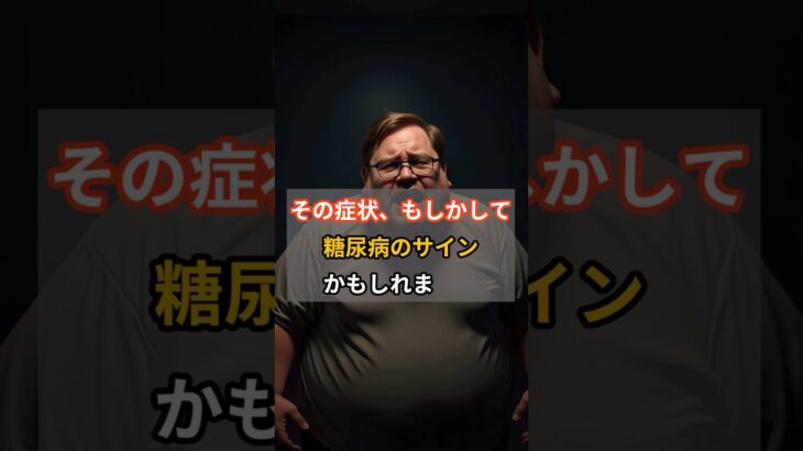 その症状、もしかして糖尿病のサインかもしれません#健康 #糖尿病