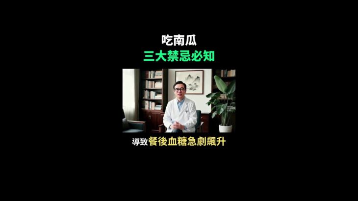 你還在這樣吃南瓜? 根本是「喝糖水」! 吃錯比不吃還傷身！#健康養生 #養生飲食 #中醫養生 #南瓜 #血糖 #糖尿病飲食