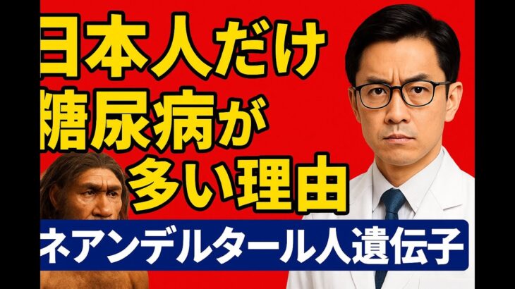 【衝撃の事実】日本人が糖尿病になりやすい理由…実は「ネアンデルタール人遺伝子」のせいだった！