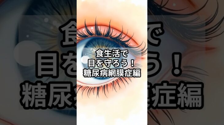食生活で目を守ろう！糖尿病網膜症編