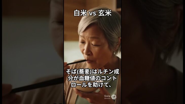 白米 vs 玄米、糖尿病に良いのはどっち?正しい穀物の選び方 #shorts  #やせる