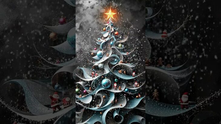 02 – XMAS-NFT-2025 | Silver Ribbon Tree | Cozy Chimes Beschreibung (copy/paste):