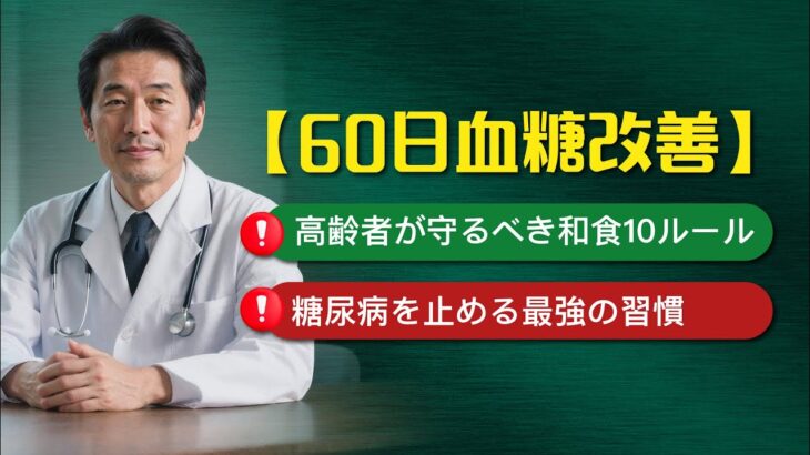 老後の糖尿病は怖い…でも「この10習慣」で救われる！